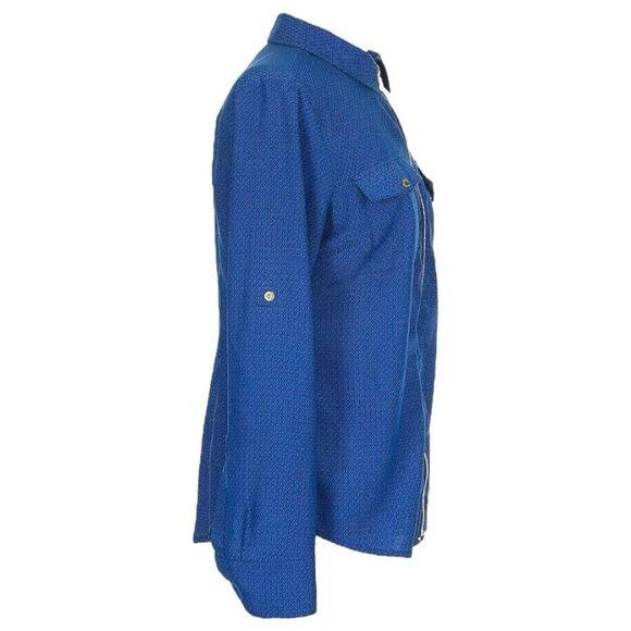 Michael Michael Kors Women’s Zip-Front Shirt | Size XS - Picture 4 of 6